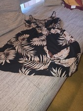Damen Trägerkleid kurz ärmellos Knopfleiste...