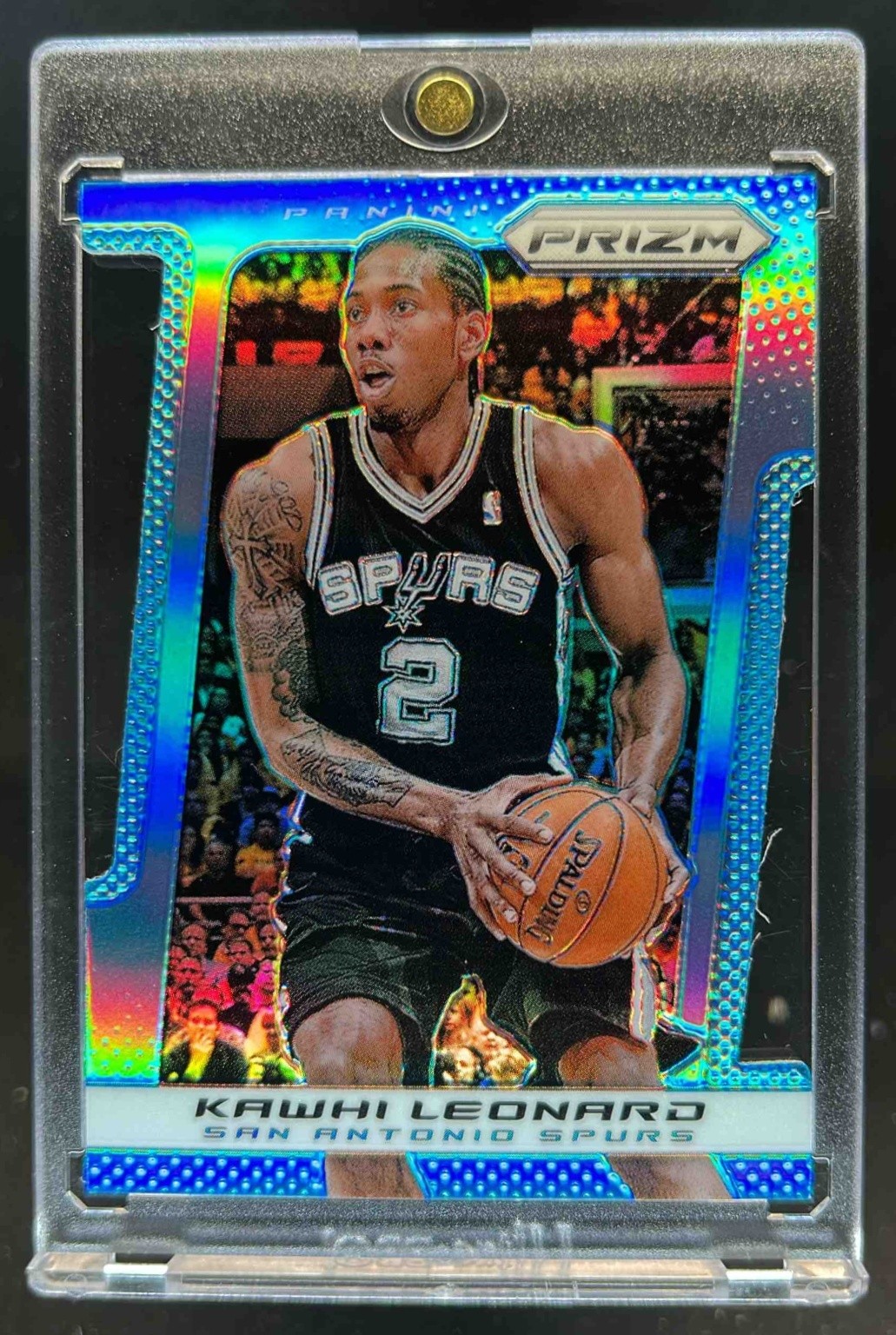 2013-14 Prizm Kawhi Leonard Prizms Light Blue Die Cut #149/199 Spurs