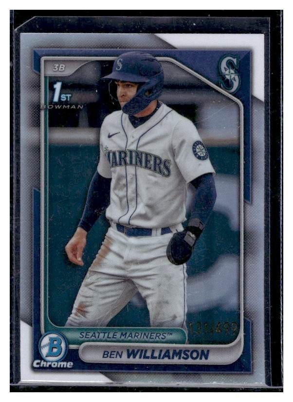 2024 Bowman Chrome Prospects Ben Williamson #BCP-67 Refractor /499 RC