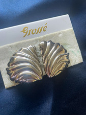 Grossé Clip-On Ohrringe/Ohrclips Muschel-For...
