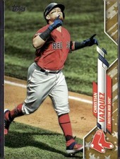 2020 Topps #63 Christian Vazquez Gold Star