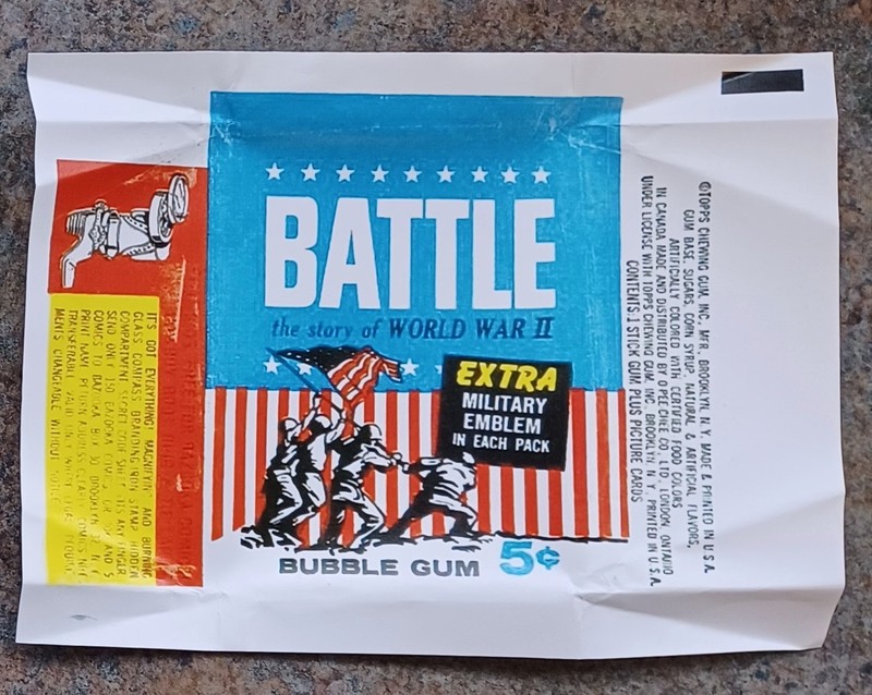 1965 BATTLE 5c wrapper - REPRINT