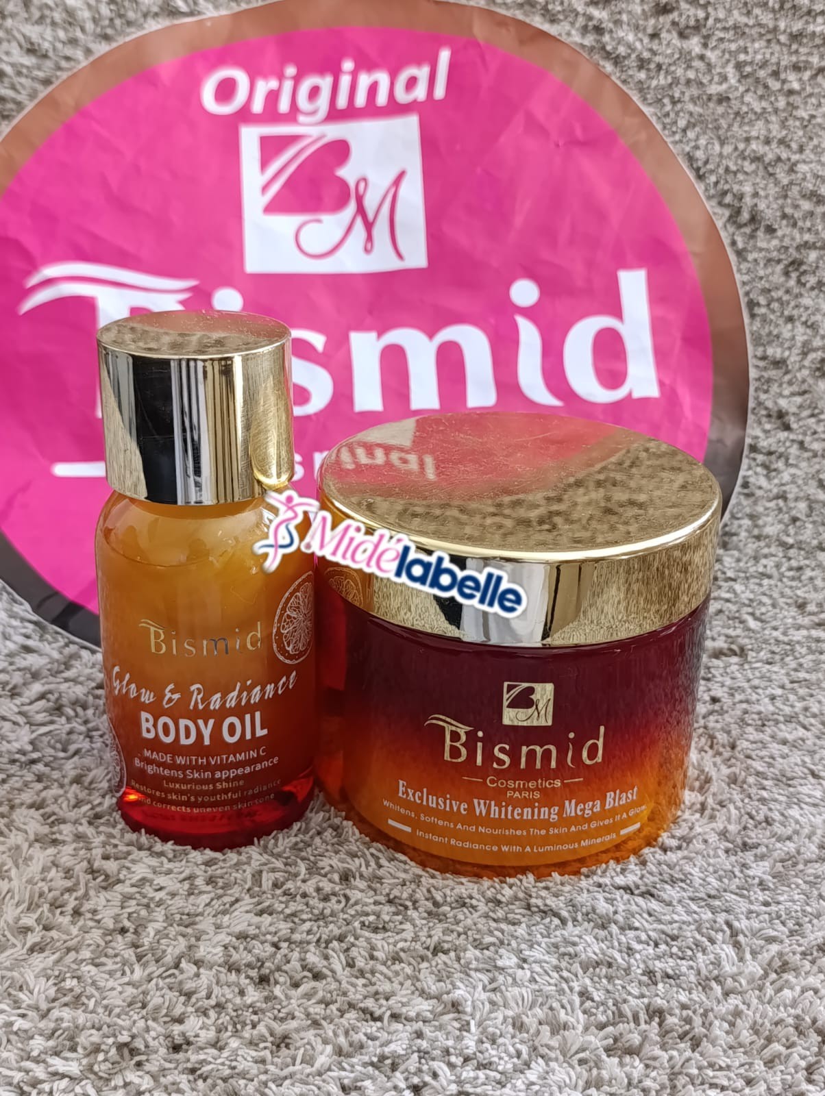 Bismid Crème Mega Blast élimine le teint terne grâce à l'huile vitamine C