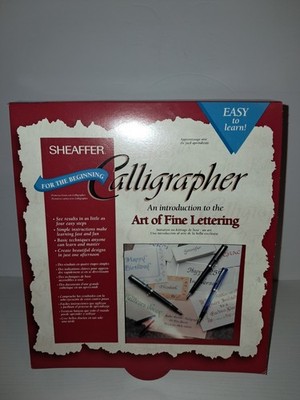 Sheaffer Vintage New for the Beginning Calligrapher-intro Art of Fine Letters
