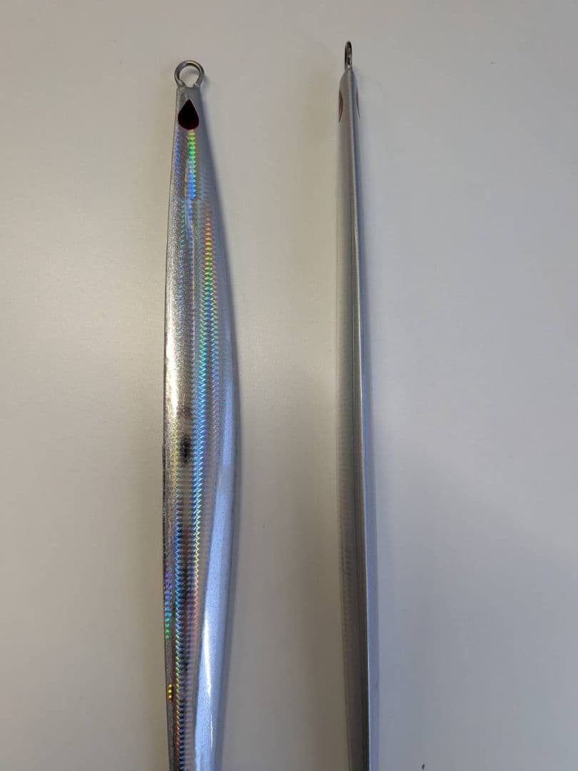 Tana Jig Aiya~ Long 280g & 260g Silver Jigs Tuna Fishing Tackle - Used - Image 8
