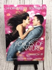 Forces of Nature Movie Sandra Bullock Ben Affleck Vintage 1999 Promo Postcard