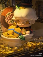 Authentic POP MART Dimoo World Disney Scrooge's Bathtub OPENED BUT BOX