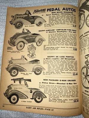 Vintage 1937 National-Porges Catalog Sporting Goods Radio Electrical Goods Bikes