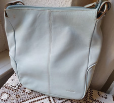 Damen Tasche- Wunderschön Vintage Echt Leder- color celeste- Picard