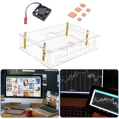 Cooling Fan Case Enclosure For Banana Pi For BPI F3 Development Board Heatsink