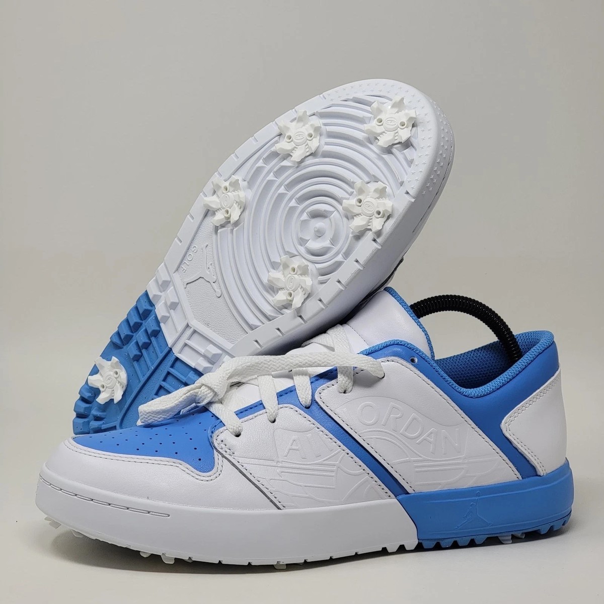 Nike Air Jordan NU Retro 1 Low G Golf UNC Mens Size 9 White 