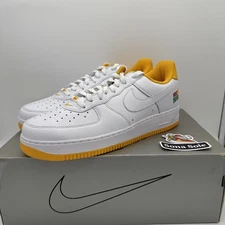 Nike Air Force 1 Low Retro QS West Indies White Gold DX1156-101 Men’s Size 11