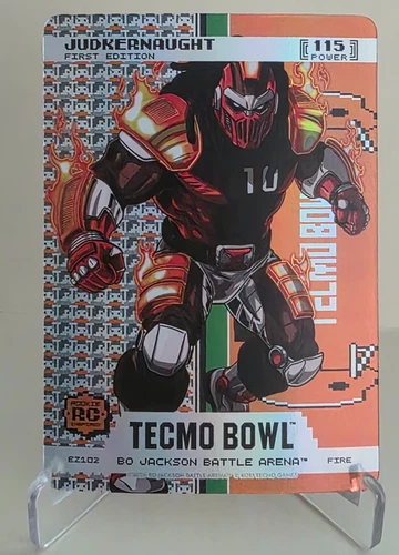 BO JACKSON BATTLE ARENA TECMO BOWL JUDKERNAUGHT QUINSHON JUDKINS ENDZONE FIRE