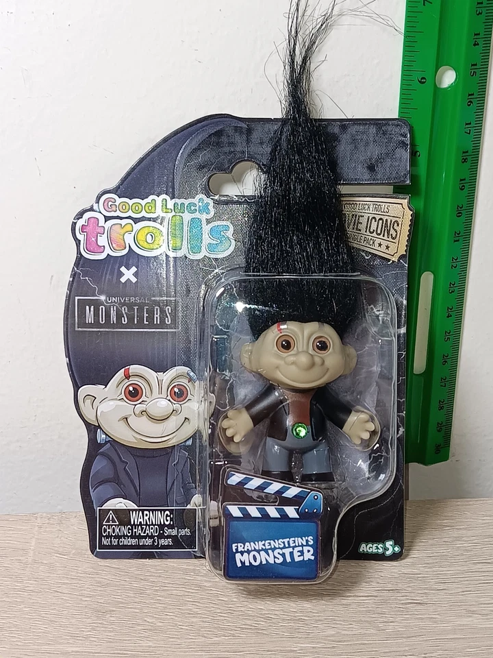HEADSTART *FREE SHIP* FRANKENSTEIN Universal Monsters Good Luck Troll Doll