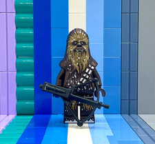 LEGO Star Wars Minifigur Wookiee Chewbacca 75322 schneeflocken NEU + Crossbow