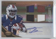 2012 Certified Freshman Fabric Mirror Gold Signatures 5/25 TJ Graham Auto 0b2