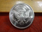 Eagle Shield Silver Trade Unit One 1 Oz .999 Silver Bullion Round B - No Reserve