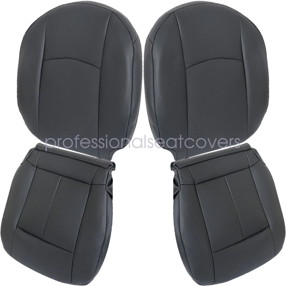 Cubierta de asiento superior e inferior para conductor y pasajero negra 2004-2008 para infiniti FX35 FX45 Foto 4 de 4