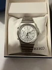 Seiko Mens Chronograph Quartz 7T32-7A20 37mm Vintage Stainless Steel Watch