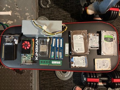 Computer Parts Lot (inc. Hard Drives, RAM, Graphics Cards, etc)