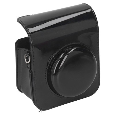Instant Camera Bag Mirror Leather Travel Camera Protective Case With Adjusta Fit
