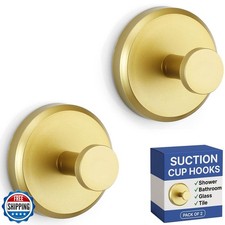 HOME SO Suction Cup Hooks for Shower, Bathroom, Kitchen, Glass Do