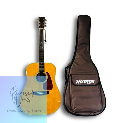 Morris K41 Acoustic Guitar with Case for Beginners