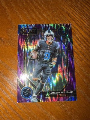 2024 Panini Select - Club Level Jameson Williams #267 Purple Shock