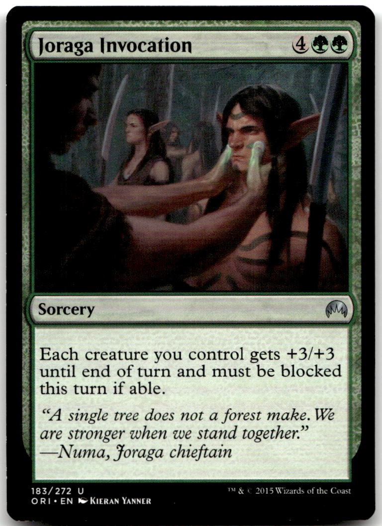 Joraga Invocation 183 Uncommon Magic Origins Magic: The Gathering Near Mint