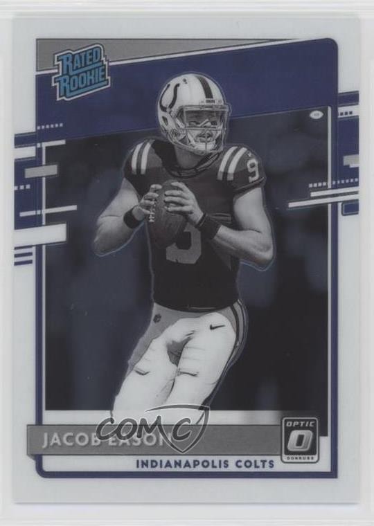 2020 Panini Donruss Optic Rated Rookies Variation Jacob Eason #312 0o6v