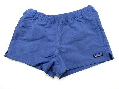 Patagonia Shorts Womens Small Nylon Drawstring Elastic Swimming Hiking Blue