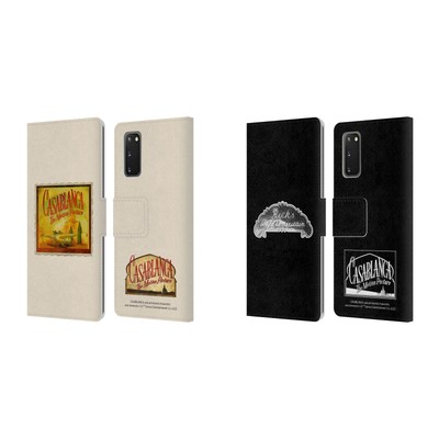 OFFICIAL CASABLANCA GRAPHICS LEATHER BOOK WALLET CASE COVER FOR SAMSUNG PHONES 1