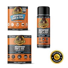 Gorilla Coat Seal Waterproof Protective Coating, Rubber Repair, 450, 473, 946 ml