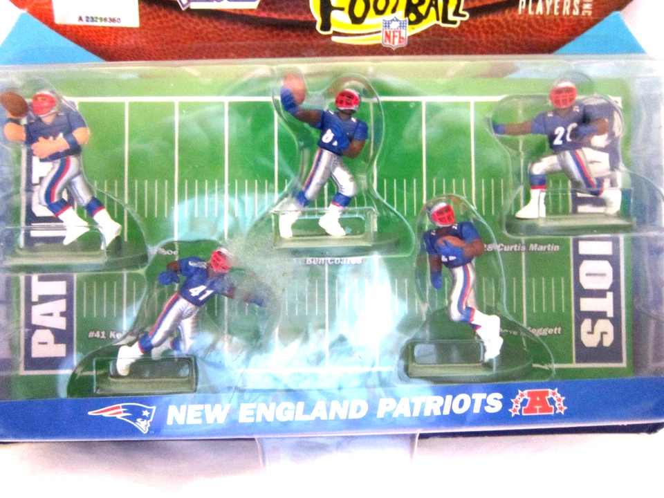 Figuras de acción NUEVOS PATRIOTAS DE INGLATERRA NFL 1997 ESTRELLAS DEL EQUIPO Galoob All-Star MVPS-NUEVO Foto 2 de 3