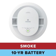 Kidde 10-Year Battery Smoke Detector Photoelectric Sensor Voice Alerts 21033065