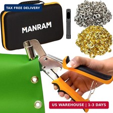 Grommet Tool Kit - 3/8 Inch Eyelet Press Pliers 10mm, Pliers Tool for Tarps, Fab