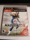 PS3 Madden NFL 15 Playstation 3 Game Tested & Works No Manual