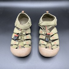 Keen Toddler s US 2 Sandals Newport Waterproof Green Khaki Beach Hiking Camping