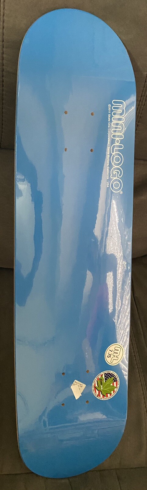 Mini Logo K12 7.75 Skateboard Deck RARE NIS With Griptape