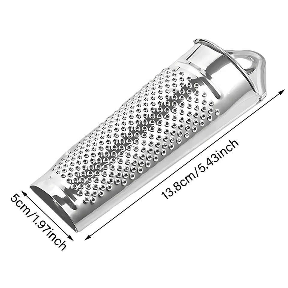 Терка для мускатного ореха из нержавеющей стали, многофункциональный измельчитель сыра лимона 2025 НОВАЯ - Изображение 3 из 4
