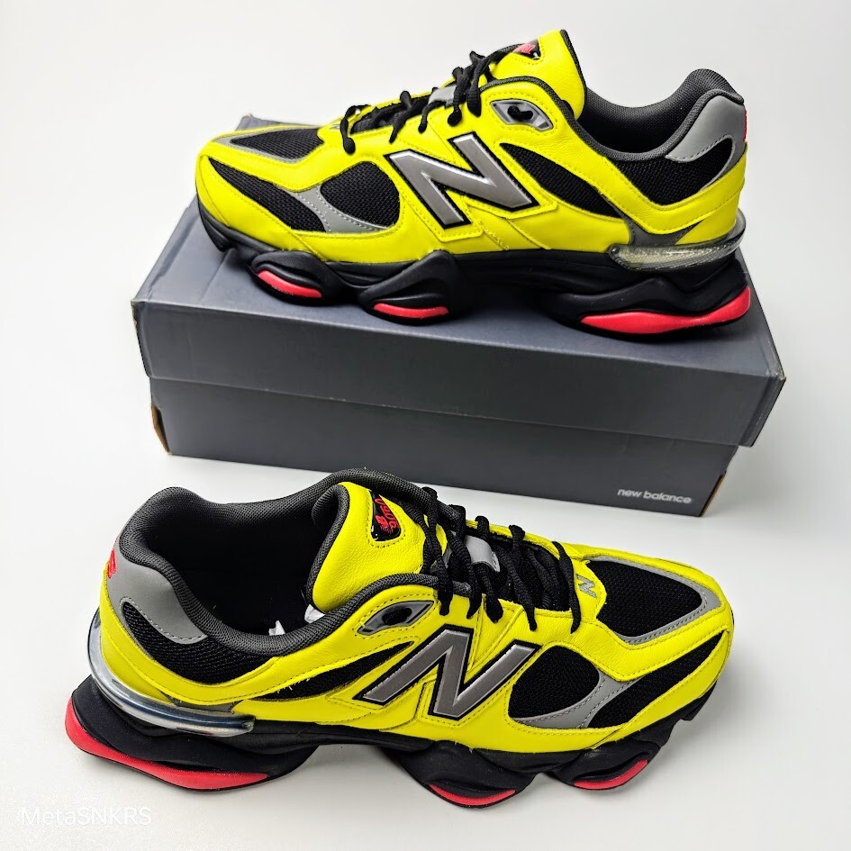 New Balance US 13 Men's -Green Silver Black Red -NB 9060