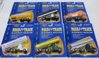 Die Cast Semi Trucks Road & Track lot of 6 LAPD / Life Guard / Fire Truck / Oil