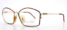 Christian Dior Eyeglasses 2600 41 57-16 Vintage Optyl 80s Germany Metal Gold ...