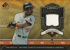 2006 SP Legendary Cuts Baseball Chronology Materials #EM Eddie Murray Jsy