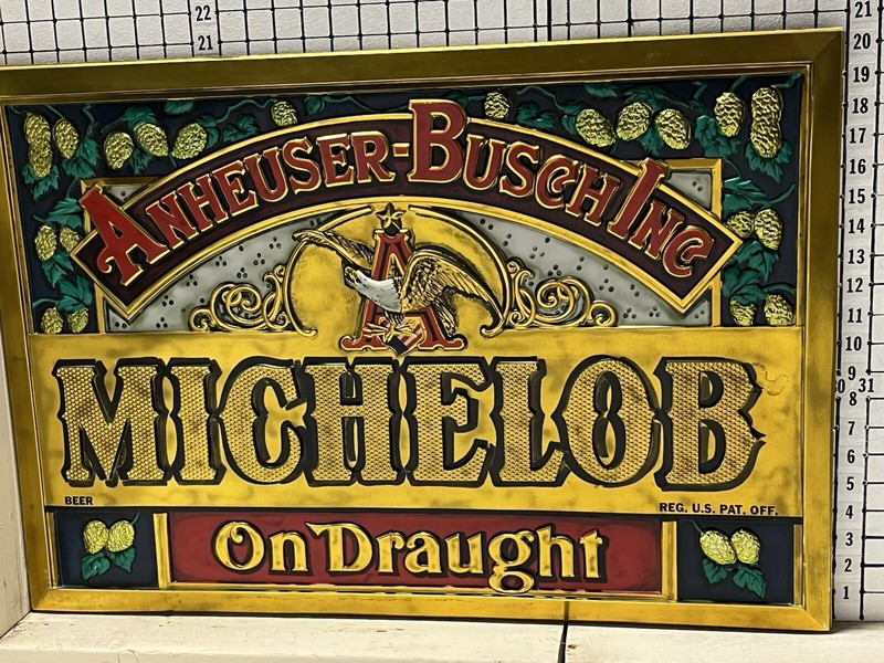 MICHELOB ON DRAFT  Sign - RARE  