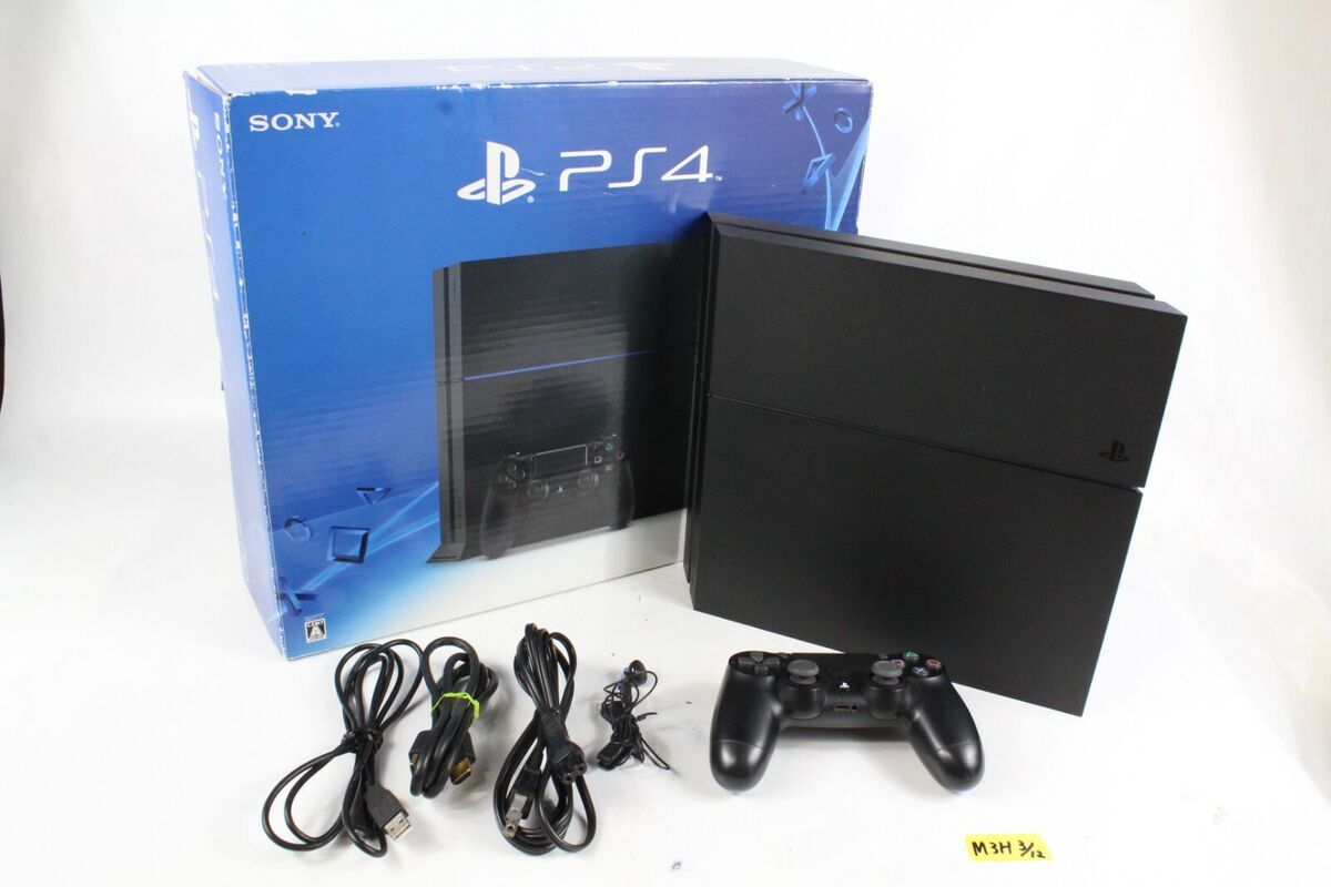 Sony PlayStation 4 PS4 1TB Console box black japan Tested working CUH-1200B