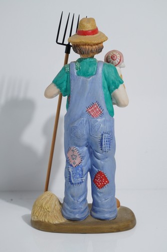 Emmett Kelly Jr. Clown Figurine The Farmer Flambro Vintage - No Base - Picture 3 of 8