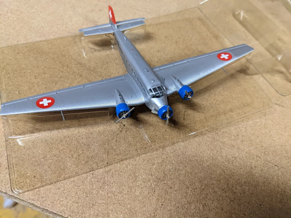 junkers JU 52/3m suisse herpa 1/160 sans boite mais neuf . - Photo 4/4