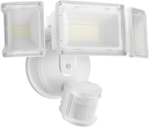 Dusk to Dawn 75W Motion Sensor Floodlight - 7000 Lumen Outdoor Security Light - Picture 3 of 11