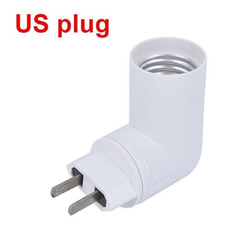 LED Light Lamp Bulb Socket EU US Plug In Holder E27 Convert Adapter With Switch - Picture 2 of 10